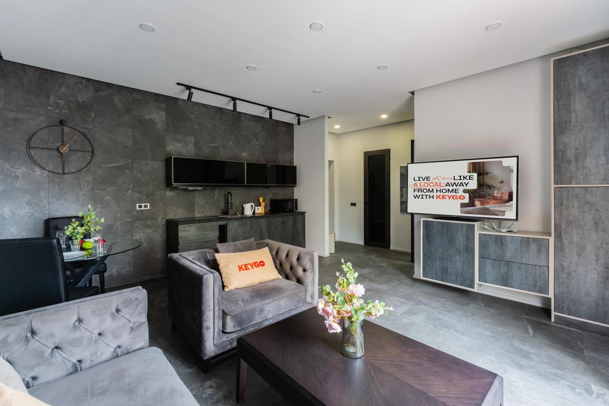 Designed 1Br Balcony To Saryan St Self-Enrty Keygo 29 Daire Erivan Dış mekan fotoğraf