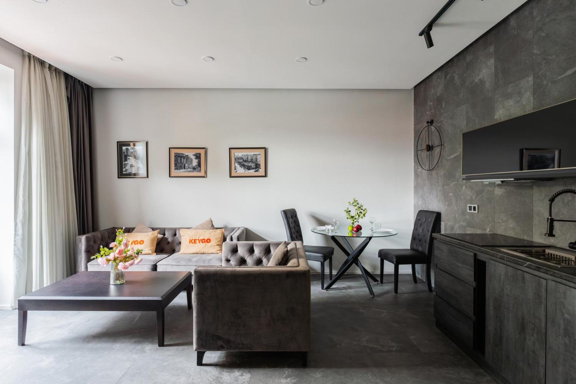 Designed 1Br Balcony To Saryan St Self-Enrty Keygo 29 Daire Erivan Dış mekan fotoğraf